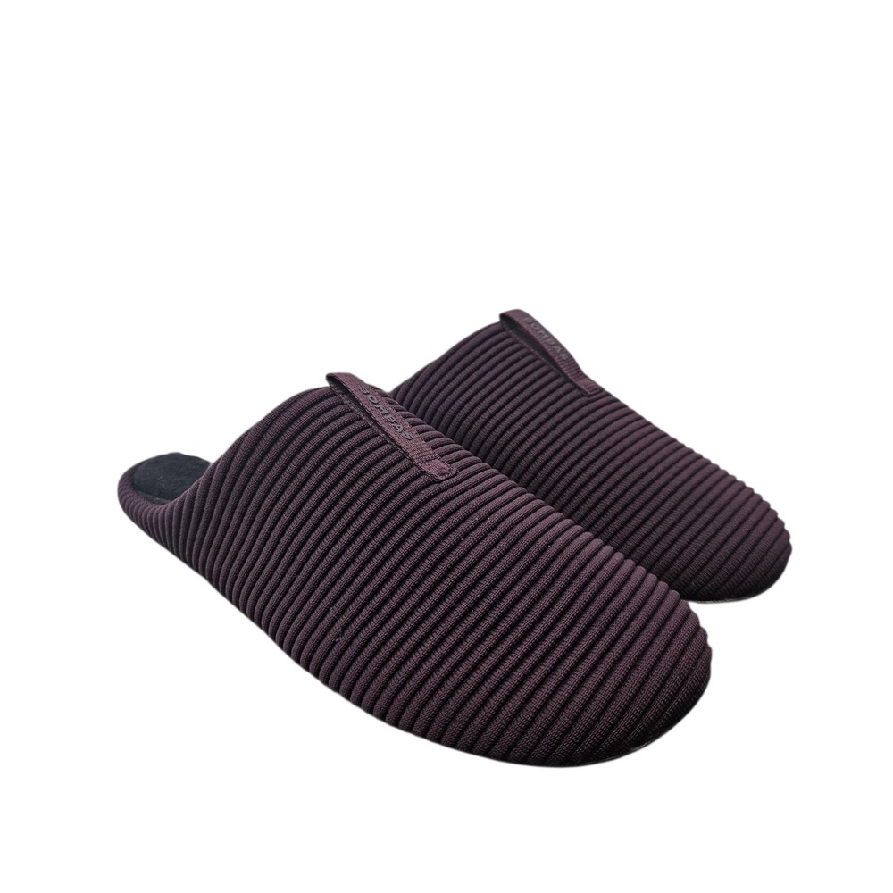 Bombas Nest Slipper Textured Color: Midnight Plum Men's Size 11 Preppy Lounge